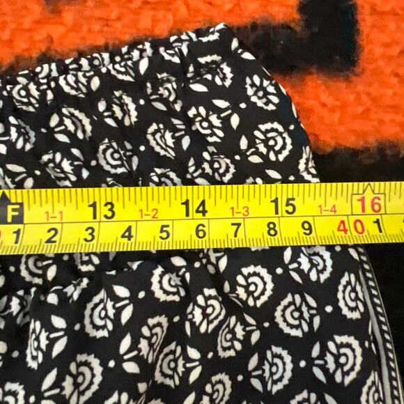 Elan Loose Wide Fit Women's Pants Size Large Black & White - Picture 4 of 7